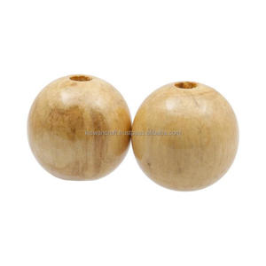 Bolas de Madera al por Mayor para Dispensadores, Esferas de Madera Natural, Cuentas Decorativas de Madera para Proyectos de Arte y Decoración del Hogar, Manualidades Naturales - Product Image 3