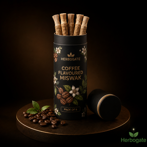 Paquete de 6 Palitos de Limpieza Dental Naturales de Alta Calidad con Sabor a Café, Ofrecen Cuidado Bucal Suave, Aliento Fresco y Saludable - Product Image 2