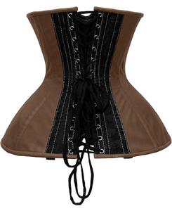 คอร์เซ็ตของผู้หญิงวินเทจชุดกระชับสัดส่วนเซ็กซี่แบบโอเวอร์บัสท์คอร์เซ็ทหนังระบายอากาศทันสมัยสำหรับขนาดใหญ่พิเศษ - Product Image 3