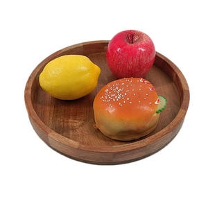 76. Handmade Wooden Charger <b>Plate</b> Crafted Premium Mango Wood Featuring Decorative Epoxy Resin Emerald Finish Classic Wedding - Product Image 1
