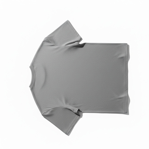 เสื้อยืดทรงบ็อกซี่ผู้ชายไซส์ใหญ่ สไตล์สตรีทแวร์ ไหล่ตก ผ้าคอตตอนหนา  เสื้อเปล่าไม่มีลาย รับทำป้ายแบรนด์ เสื้อยืดขายส่ง - Product Image 4