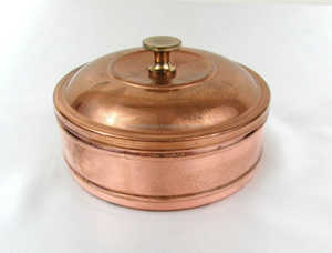 Recipiente de cobre antiguo personalizado, bote de Decoración de mesa de cena de lujo único, tarro de almacenamiento de postres, accesorios de utensilios de cocina - Product Image 3