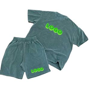 Conjuntos de verano para hombre de la mejor calidad, precio al por mayor, conjuntos de verano para hombre a la moda, conjuntos cortos para hombre, camiseta, deportes informales al por mayor - Product Image 2