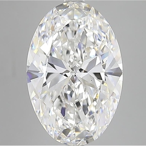 Diamant non monté certifié IGI 7.04 ovale VS2, diamant cultivé neuf - Product Image 1