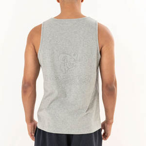 Camiseta sin mangas para hombre, de tela transpirable y de secado rápido, diseñada para gimnasio, ejercicio, deportes al aire libre y ropa deportiva. - Product Image 3