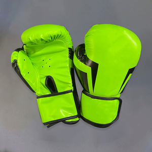 Guantes de boxeo personalizados de alta calidad con LOGO, guantes de boxeo profesionales de cuero PU para entrenamiento, guantes de boxeo de cuero de primera calidad para entrenamiento. - Product Image 2