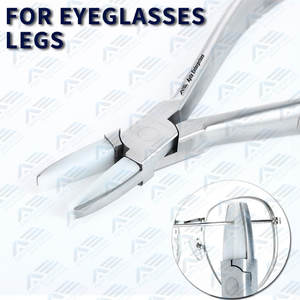 Alicates para montura de anteojos de mandíbula de nailon de nariz plana, herramienta óptica multiusos para ajustar brazos y marcos de anteojos, reparación de Anteojos - Product Image 2