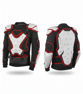 เสื้อแจ็คเก็ตมอเตอร์ไซค์เกราะป้องกันได้มาตรฐาน CE, เสื้อแจ็คเก็ตมอเตอร์ไซค์สำหรับแข่งรถระดับมืออาชีพ พร้อมแผ่นเกราะป้องกันไหล่ ข้อศอก และหลัง - Product Image 1