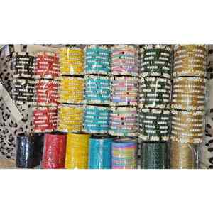 Ensemble de bracelets de mariage islamiques tendance en or rose, ornés de zircons, bijoux traditionnels pour femmes avec finition hautement polie - Product Image 6