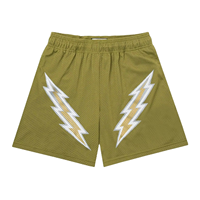 Shorts de basketball personnalisés pour hommes en maille, taille élastique, séchage rapide, écologiques, respirants, mi-longs, pour le sport