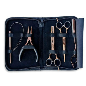 Kit de herramientas para extensiones de cabello, estilo de cabello, acero inoxidable de grado quirúrgico, microperlas profesionales, extensiones de cabello con cinta adhesiva, logotipo personalizado - Product Image 5