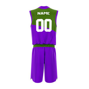 Vêtements de sport en gros, uniformes de basket-ball, nouveau design, ensemble d'uniformes de basket-ball pour jeunes - Product Image 4