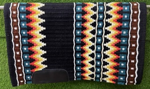 Premium Quality New Zealand Wool <b>Double</b> Weave Hand Weaved <b>Fleece</b> Lined Saddle Pads Western Riding Show Horse <b>Blanket</b> - Product Image 3