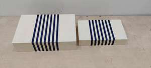 Boîtes à bijoux décoratives en résine et bois MDF avec incrustation de perles et surface polie lisse pour un rangement élégant des accessoires - Product Image 5