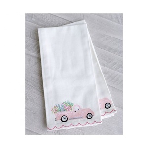 Toalla de té hecha a medida bordada sublimada reutilizable respetuosa con el medio ambiente duradera de color Beige de alta calidad superventas - Product Image 2