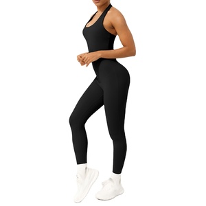 Conjunto de Dos Piezas de Shorts de Yoga con Cintura Alta y Relleno para Levantar los Glúteos, de Secado Rápido y Transpirable, para Mujer, Talla Grande, al por Mayor - Product Image 3