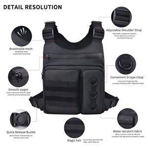 Sistema de Chaleco Táctico para Exteriores, Portaplacas Táctico, Chaleco de Seguridad, Chaleco Protector Táctico - Product Image 2