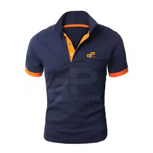 Chemise polo en coton piqué classique, douce et respirante, coupe confortable pour homme, légère, idéale pour les activités de plein air, les voyages et l'usage quotidien. - Product Image 2