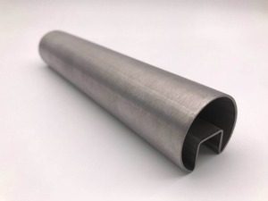 Tuyaux rainurés en acier inoxydable de haute précision pour le serrage de verre, les rampes et les projets structurels - Product Image 1