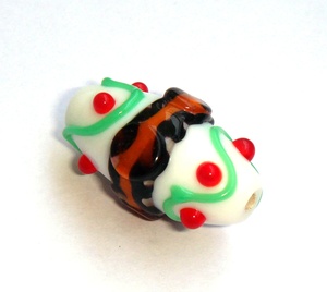 Excel Exports Best Quality Handmade Lampwork Round Glass <b>Beads</b> Black Blue <b>Red</b> White Green Crystal Decorative Jewelry Loose <b>Beads</b> - Product Image 1