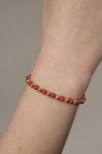 Bright Seed <b>Beads</b> <b>Charm</b> <b>Bracelet</b> Set Handmade Thin Beaded Minimalist Stackable Stretch Luxury Unisex Gift Wholesale - Product Image 3