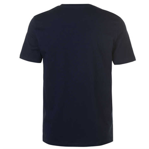 Camiseta de Algodón Blanca para Hombre, Manga Corta, Cuello Redondo, Corte Regular, Ribete en Contraste, Estilo Casual, Color Sólido, Tejido Jersey - Product Image 2