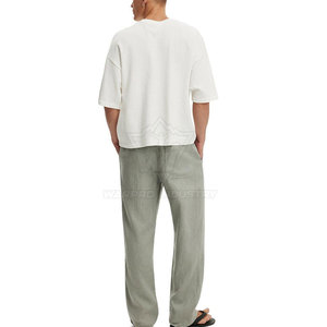 Modern Style Baggy <b>Trouser</b> For Men Relaxed Loose Fit Casual Wide Leg Streetwear Pants For Outdoor Wear - Product Image 3