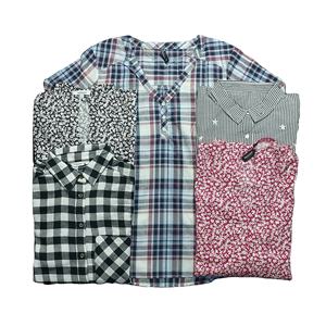 Chemises formelles décontractées coupe ajustée grande taille pour femmes élégantes Conception personnalisée imprimée sur tissu tricoté Prix de gros bon marché BD - Product Image 6