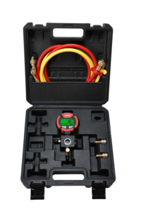 ชุดเกจวัดแรงดันน้ำยาแอร์ RVG-10B พร้อมสายวัดแรงดัน สำหรับตรวจสอบและเติมน้ำยาแอร์  พร้อมกล่องเก็บอุปกรณ์ - Product Image 2
