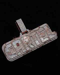 จี้เงินแท้ 925 คุณภาพสูง ขนาดใหญ่ สลักชื่อได้ตามต้องการ ประดับเพชรโมอิสซาไนต์สี D ระดับ VVS สำหรับผู้ชาย เครื่องประดับสุดหรู - Product Image 3