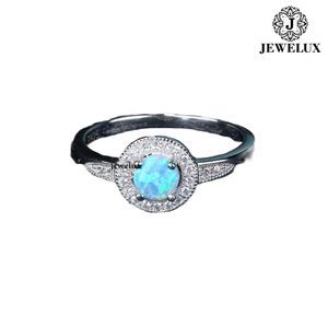 แหวนค็อกเทลเงินแท้ 925 ชุบโรเดียม Jewelux สำหรับทุกเพศ ประดับเพชรทรงกลมแบบฝังเรียงสไตล์หรูหรา - Product Image 3