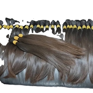 Precio al por mayor Extensiones de cabello de bebé a granel Cabello humano vietnamita Doble dibujado 100 gramos Colores oscuros Toda la longitud - Product Image 3