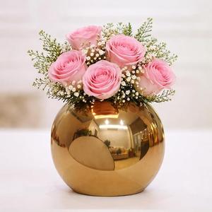 Florero de Metal de Diseño para Decoración de Mesa, Accesorio de Lujo para el Hogar, Ideal para Eventos y Hoteles - Product Image 5