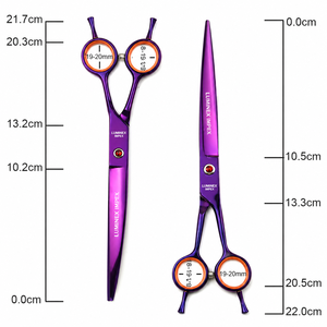 Ciseaux professionnels pour toilettage des animaux, pour couper les poils des animaux, ciseaux de toilettage pour une coupe lisse et facile, professionnels - Product Image 5