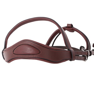 Nueva Llegada Platino Anatómico Cuero Acero Inoxidable Brida Suave Plano Acolchado Headstall Caballo Indio Montar Estilo Transpirable - Product Image 4