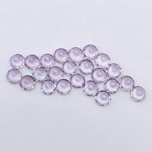 2023 Venta de fábrica Nuevo diseño 7mm Natural facetado suelto Rosa De Francia Piedras preciosas de amatista Forma de pera rosa para la producción de joyas - Product Image 2