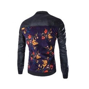 Chaqueta con letras estampadas y texto de lana ultra suave para hombre, chaquetas cálidas gruesas al por mayor de alta calidad - Product Image 2