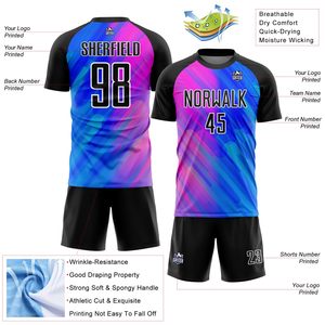 Uniformes de Fútbol Personalizados con su Propio Logotipo a Bajo Precio, Camiseta y Pantalones Cortos de Alta Calidad de Secado Rápido - Product Image 3