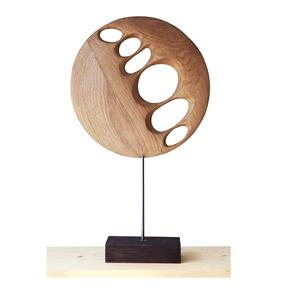 Fabricante OEM de mesa de madera moderna, centro de mesa decorativo para diseño de interiores minimalista e ideas elegantes para arreglos de mesa. - Product Image 1