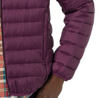 Veste matelassée pour homme, veste d'hiver pour temps froid, veste à capuche en polyester/nylon, vêtement d'extérieur à manches longues, fermeture éclair sur le devant, respirante