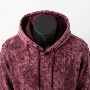 Sweat-shirt à capuche vintage élégant pour homme, en polaire premium, chaud et décontracté, style streetwear, pour la vente en gros - Product Image 3