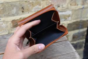 Vintage Crazy Horse Leather Trifold <b>Wallet</b> <b>Men</b> Custom Logo RFID Blocking Real Cowhide Slim <b>Card</b> Holder Purse NTW-0026 - Product Image 6