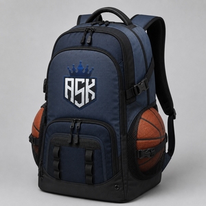 Bolsa de baloncesto al por mayor con construcción de calidad, gran espacio de almacenamiento, asas resistentes, cremalleras seguras y transporte cómodo - Product Image 1