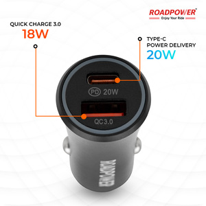 ROADPOWER (RP-MC-165) เครื่องชาร์จในรถยนต์แบบเร็ว 38W พร้อมความเข้ากันได้หลากหลายและระบบป้องกันกระแสเกินในตัว - Product Image 3