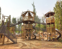 Parque infantil al aire libre, Columpio de madera, parque infantil al aire libre, parque infantil de madera para niños, parque infantil al aire libre