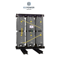 Transformateur sec triphasé E2 en résine époxy, 30kVA-2500kVA, 50Hz, 400V, transformateur d'isolement pour distribution