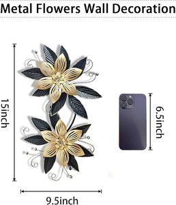 OEM Manufacturer High End Iron <b>Wall</b> Hanging For Luxury Living Room Bedroom Office Interior Metal <b>Wall</b> Art Decoration - Product Image 5