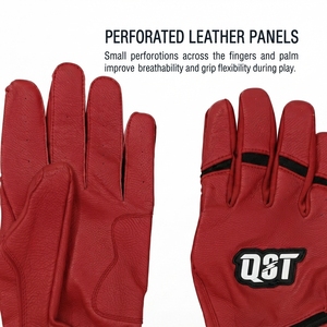 Gants de frappe de baseball personnalisés, paume antidérapante, cuir Cabretta, renforts pour les doigts, gants d'entraînement de baseball, vente en gros - Product Image 6