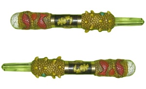 Siete Chakra de oro de curación de cuarzo varitas - Product Image 4