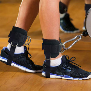 Sangle de cheville réglable pour machines à poulies, rembourrée et robuste, pour l'entraînement des jambes et les exercices de fitness - Product Image 5